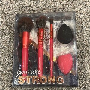 New Makeup 5PC Flawless Face Set Brushes Blending Soonges